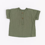 Load image into Gallery viewer, Popover Shirt in Fern Gauze

