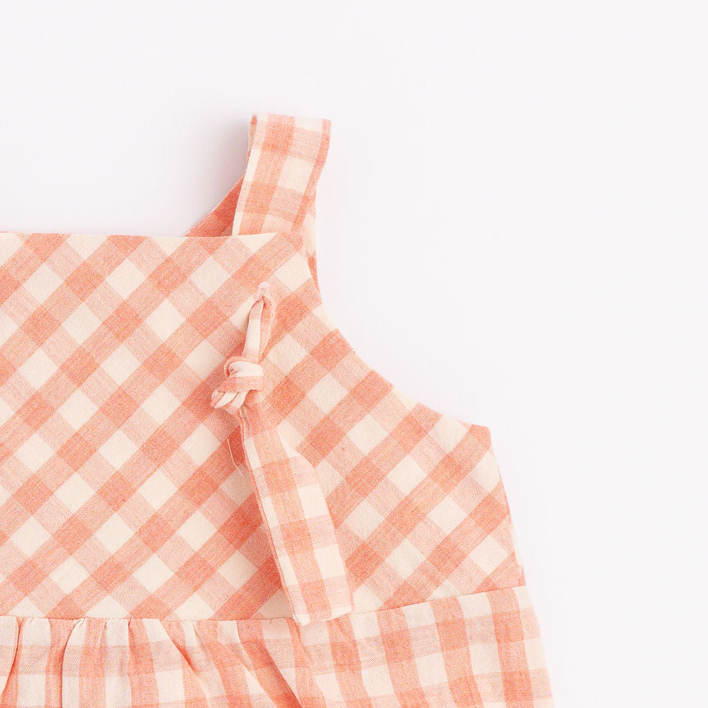 Knotted Bubble in Petal Gingham