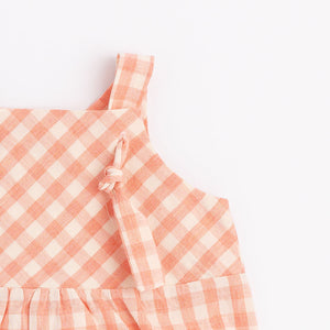 Knotted Bubble in Petal Gingham