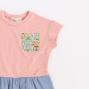 Casual Dress in Rose Breeze