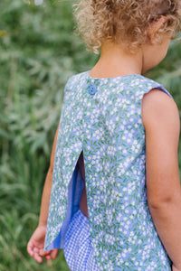 Reversible Tulip Tunic in Mayflower Harbor