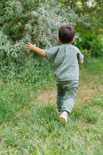 Load image into Gallery viewer, Gauze Jogger in Fern
