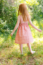 Load image into Gallery viewer, Beach Dress in Watermelon Plaid
