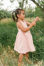 Load image into Gallery viewer, Weekend Dress in Petal Gingham

