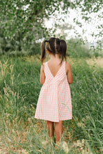 Load image into Gallery viewer, Weekend Dress in Petal Gingham
