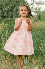 Load image into Gallery viewer, Weekend Dress in Petal Gingham
