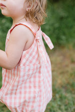 Load image into Gallery viewer, Knotted Bubble in Petal Gingham
