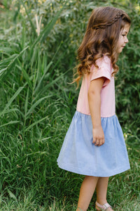 Casual Dress in Rose Breeze