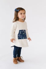 Load image into Gallery viewer, Bamboo Legging in Navy French Terry
