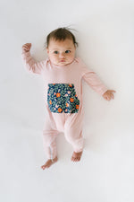 Load image into Gallery viewer, Bamboo Zipper Romper in Poppy
