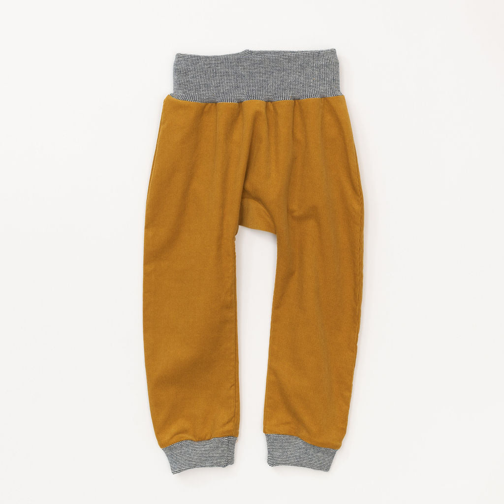 Corduroy Jogger in Gold