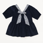 Load image into Gallery viewer, Celebration Dress in Midnight Corduroy
