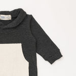 Load image into Gallery viewer, Bamboo Shawl Collar Romper in Pepper
