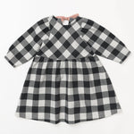 Load image into Gallery viewer, Birthday Dress in Pepper Gingham
