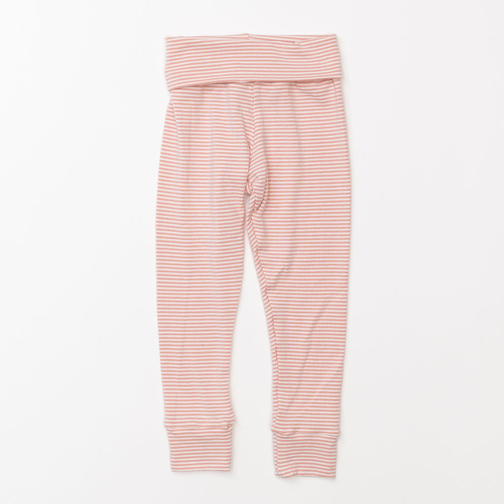 Bamboo Legging in Rose Stripe