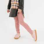 Load image into Gallery viewer, Bamboo Legging in Rosewood French Terry
