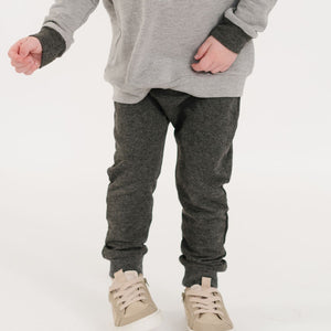 Bamboo Jogger in Pepper French Terry