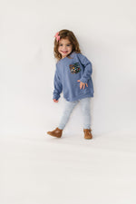 Load image into Gallery viewer, Bamboo Modern Sweatshirt in Cornflower Noel
