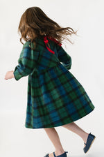 Load image into Gallery viewer, Birthday Dress in Evergreen Plaid
