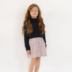 Load image into Gallery viewer, Funnel Sweatshirt Dress in Midnight + Cinnamon
