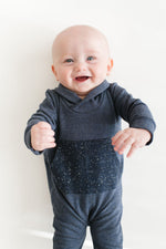 Load image into Gallery viewer, Bamboo Shawl Collar Romper in Evening
