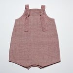 Load image into Gallery viewer, Knotted Shortall in Red Linen
