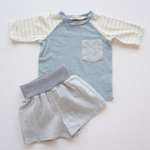 Raglan Tee in Spring Tea