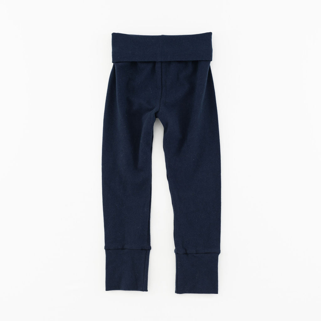 Bamboo Legging in Navy French Terry