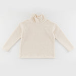 Load image into Gallery viewer, Women&#39;s Funnel Neck Sweatshirt in Cream Sherpa
