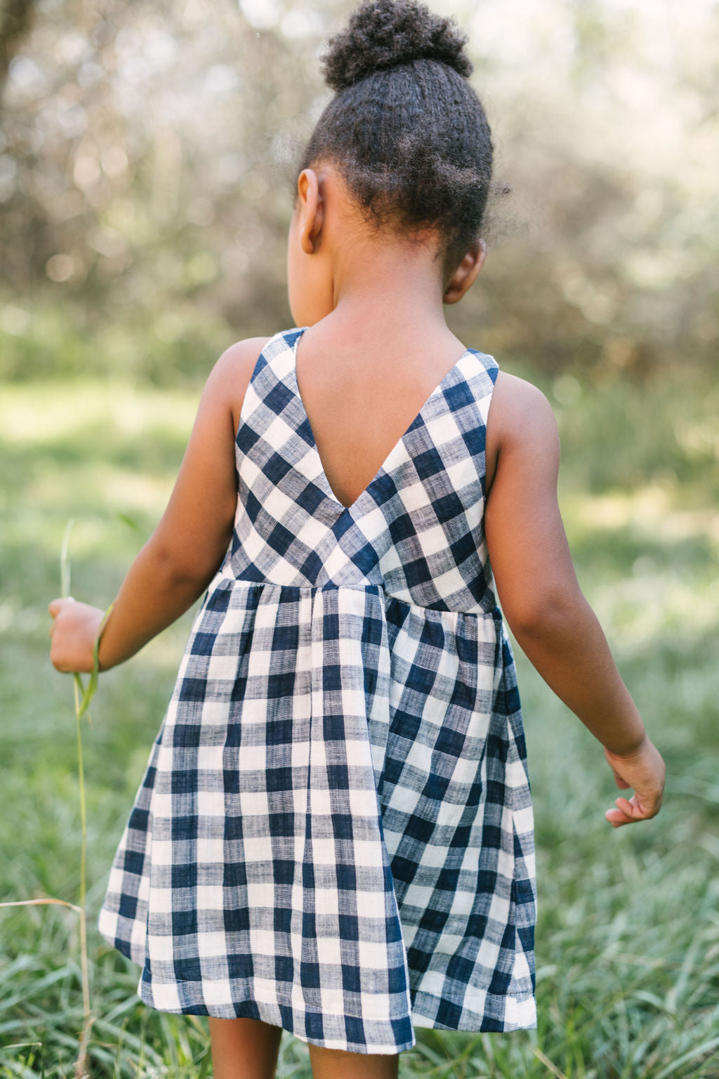 Weekend Dress in Midnight Gingham