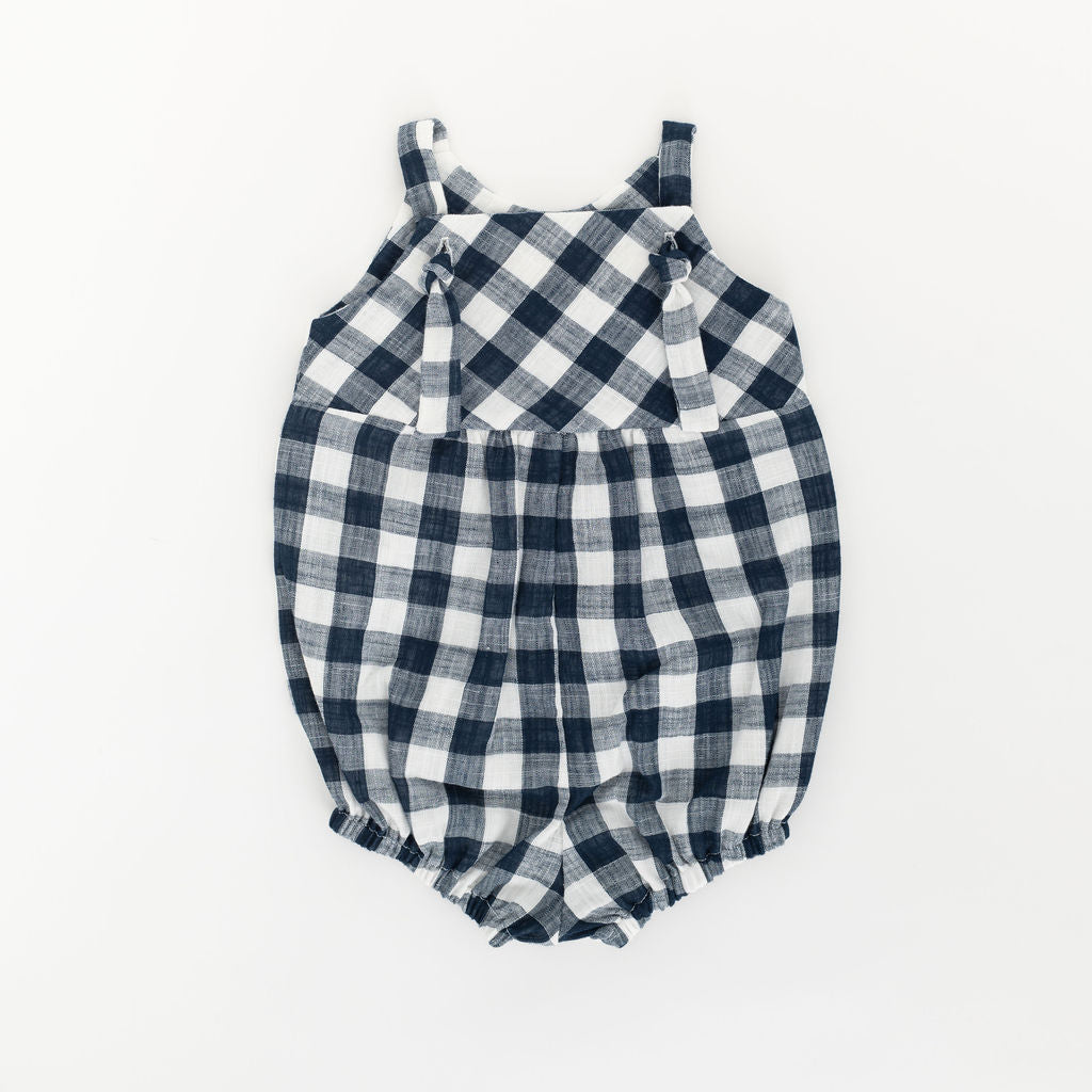 Knotted Bubble in Midnight Gingham