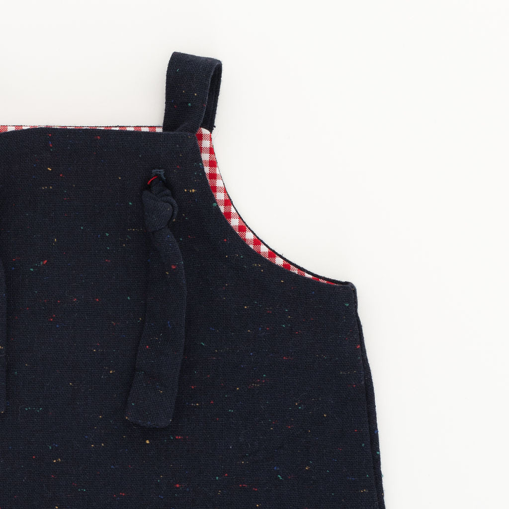 Knotted Shortall in Midnight Speckle