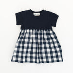 Load image into Gallery viewer, Playground Dress in Midnight Gingham
