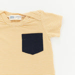 Load image into Gallery viewer, Bamboo Shortall in Buttercup Stripe
