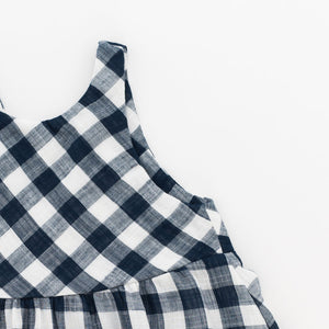 Weekend Dress in Midnight Gingham