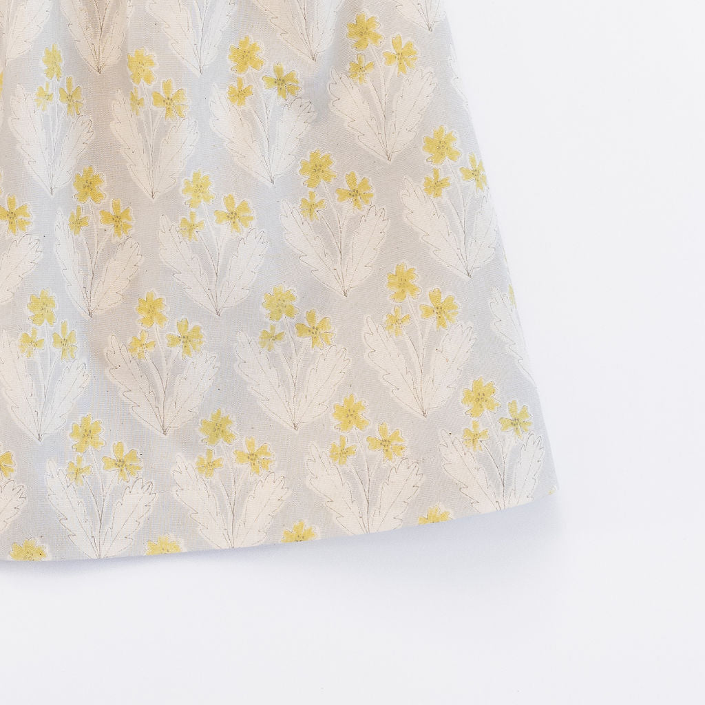 Midi Skirt in Citron Blooms