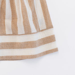 Midi Skirt in Fawn Stripe