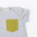 Load image into Gallery viewer, Bamboo Shortall in Stone Stripe
