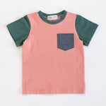 Load image into Gallery viewer, Colorblock Pocket Tee in Reef

