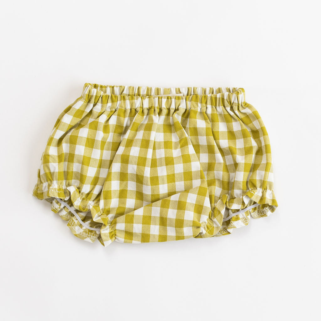 Flutter Bloomer in Citron Gingham