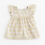 Load image into Gallery viewer, Empire Dress in Citron Blooms
