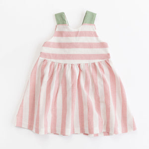 Sunday Dress in Rose Stripe