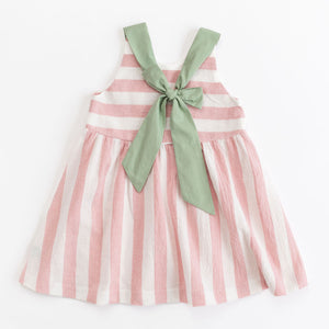 Sunday Dress in Rose Stripe