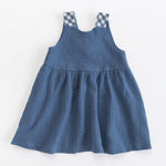 Load image into Gallery viewer, Sunday Dress in Ocean Gauze
