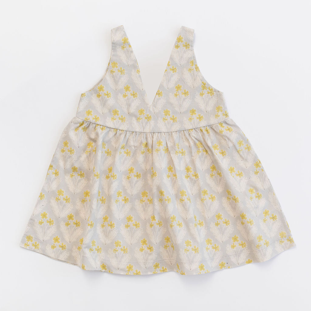 Weekend Dress in Citron Blooms