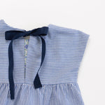 Load image into Gallery viewer, Picnic Dress in Azure Seersucker
