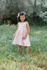 Load image into Gallery viewer, Sunday Dress in Rose Stripe
