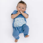 Load image into Gallery viewer, Zipper Romper in Forget-Me-Not
