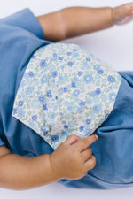 Load image into Gallery viewer, Zipper Romper in Forget-Me-Not
