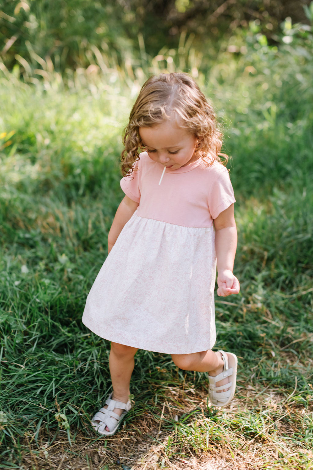 Playground Dress in Rose Garden